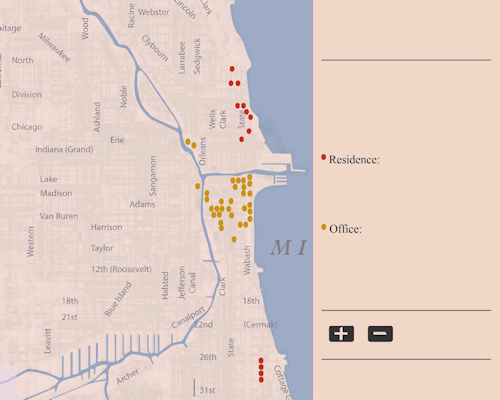 Where planners lived and worked